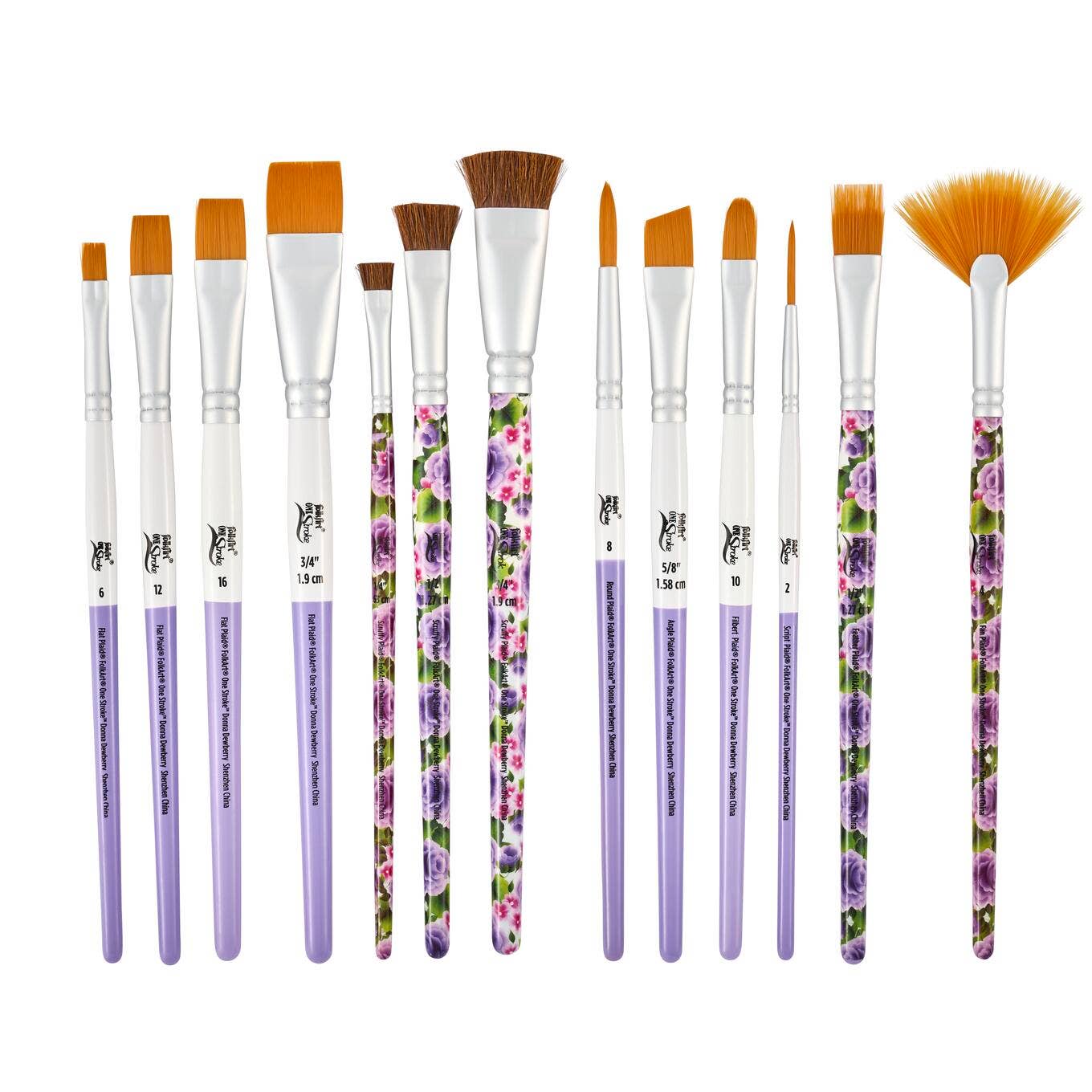 FolkArt One Stroke Brush Set Signature Set 13 Piece