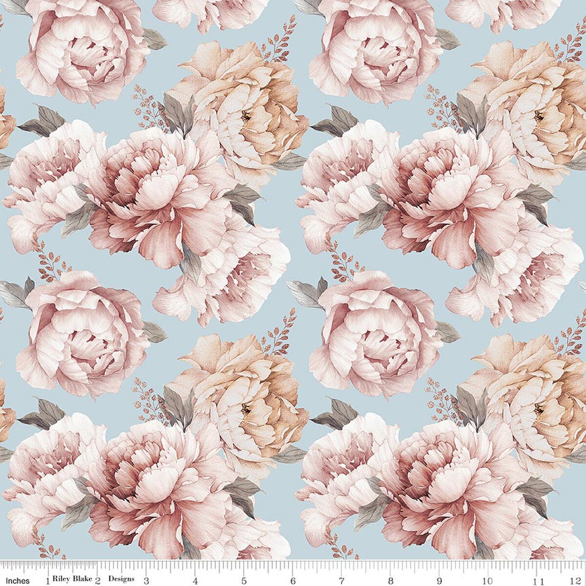 Daybreak on the Prairie Peonies Blue