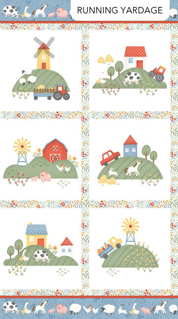 Northcott Quack Quack Moo Panel