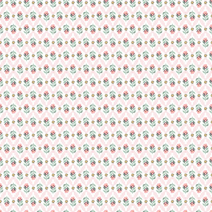 Poppie Cotton Attic Curtains Pink