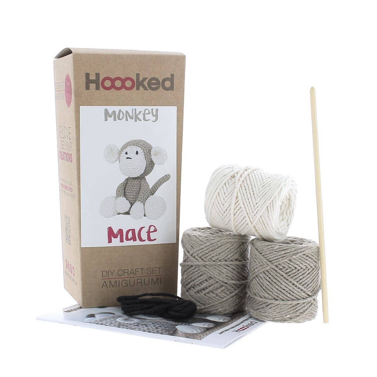 DIY Crochet Kit Monkey Mace