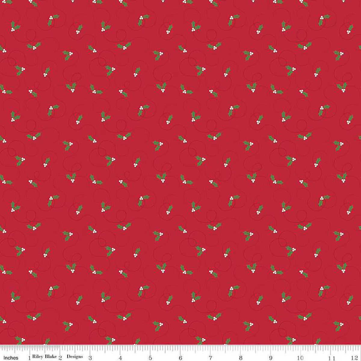 More Christmas Wishes Holly Red