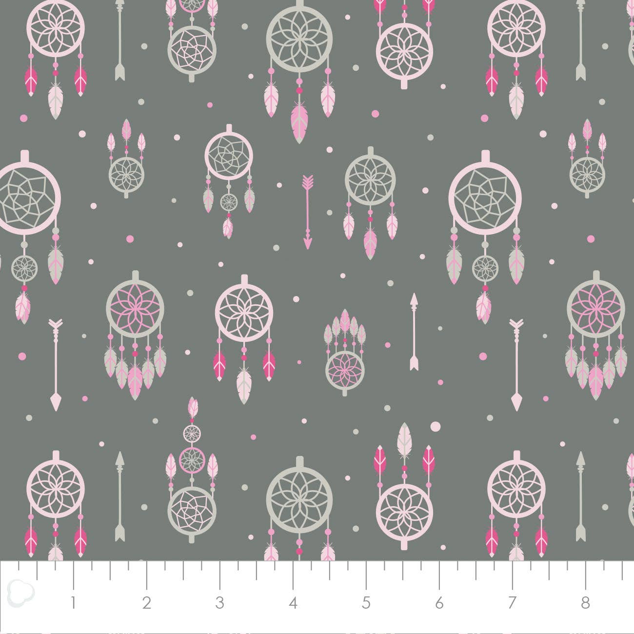 Dreamcatchers-Grey- Flannel