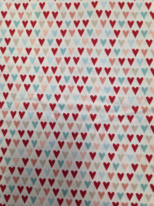 You & Me Hearts Cream Valentines