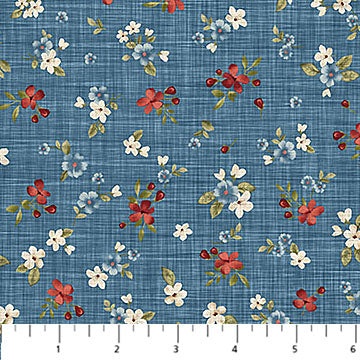 Farmhouse Sampler Fabric by the Yard Floral Toss