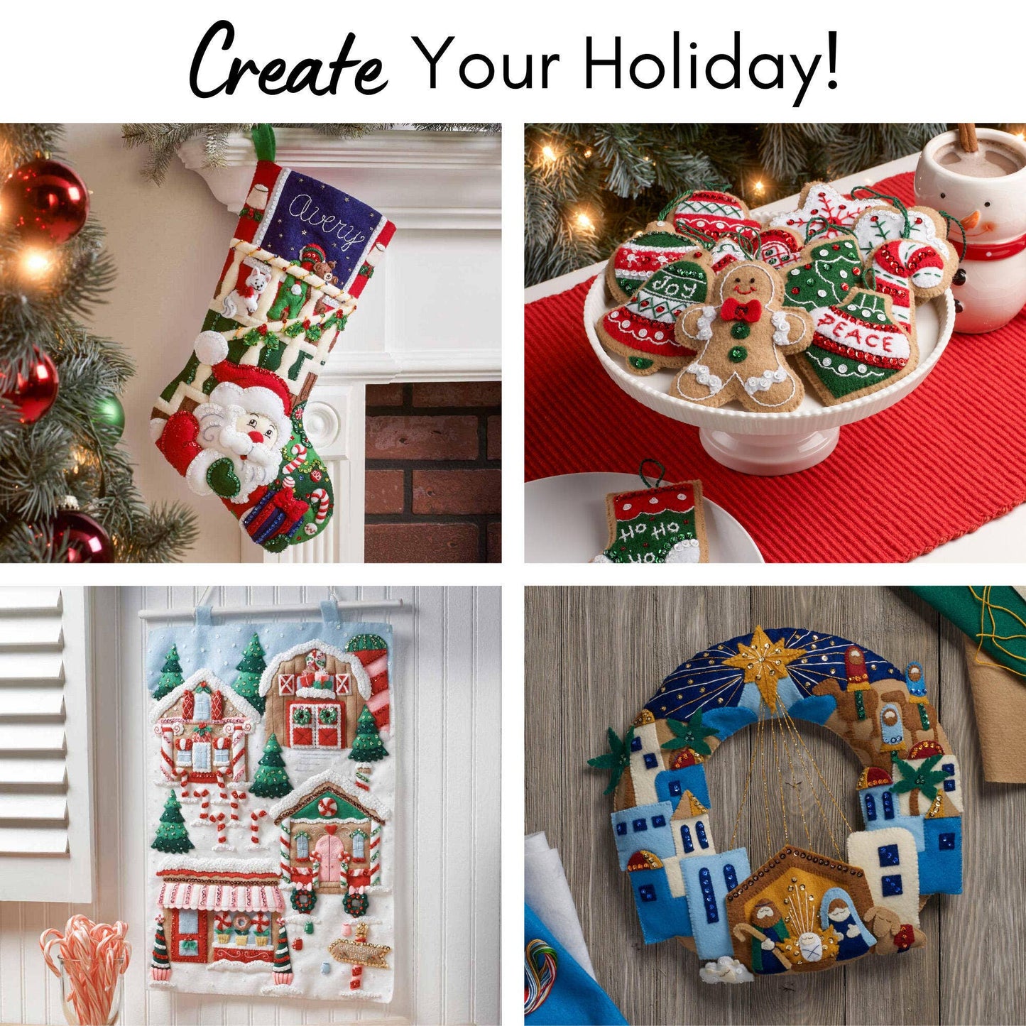 Bucilla ® Seasonal Felt Home Decor Kit - Advent Calendar