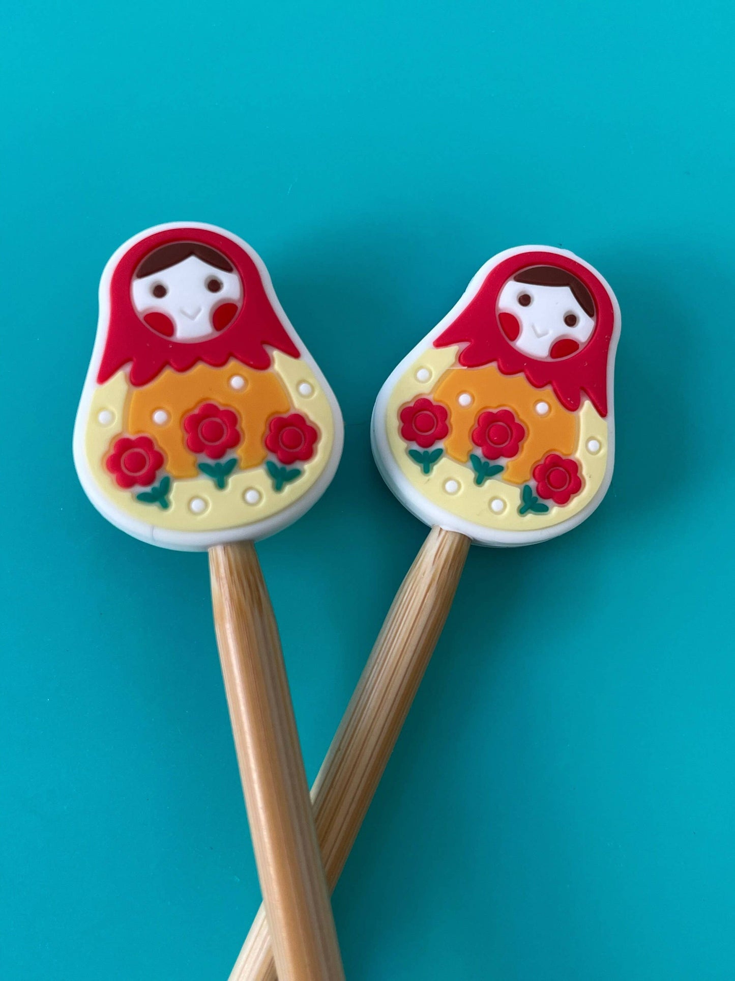 Cute Matryoshka Nesting Dolls Gift for Knitters