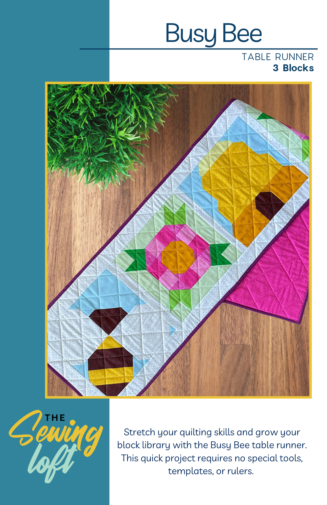 Busy Bee Table Runner Pattern