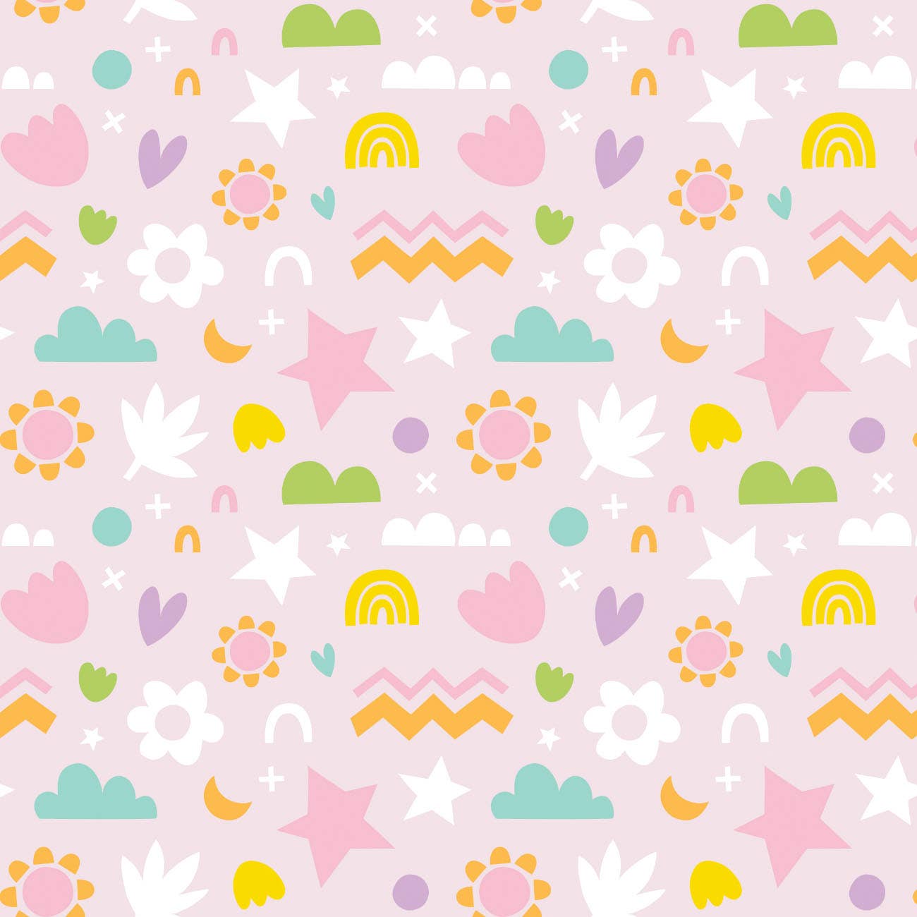 Happy Shapes Flannel