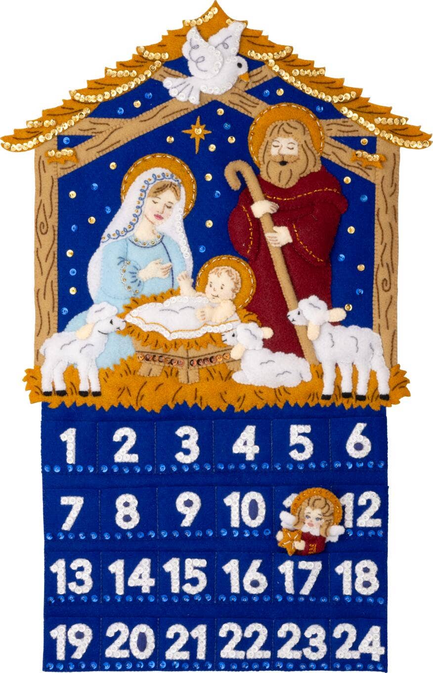 Bucilla ® Seasonal Felt Home Decor Kit - Advent Calendar