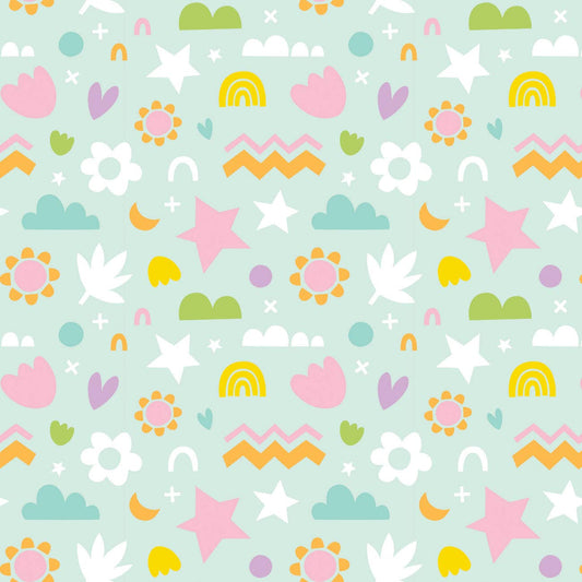 Happy Shapes Flannel