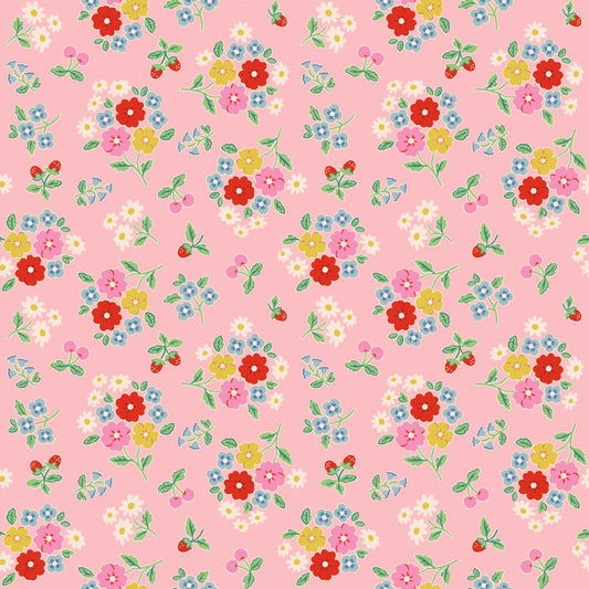 Bluebells and Buttercups Pink - Bluebells and Buttercups by Poppie Cotton