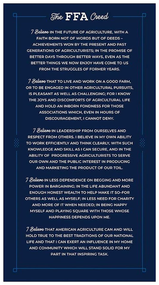 FFA Forever Blue 2 FFA Creed Panel