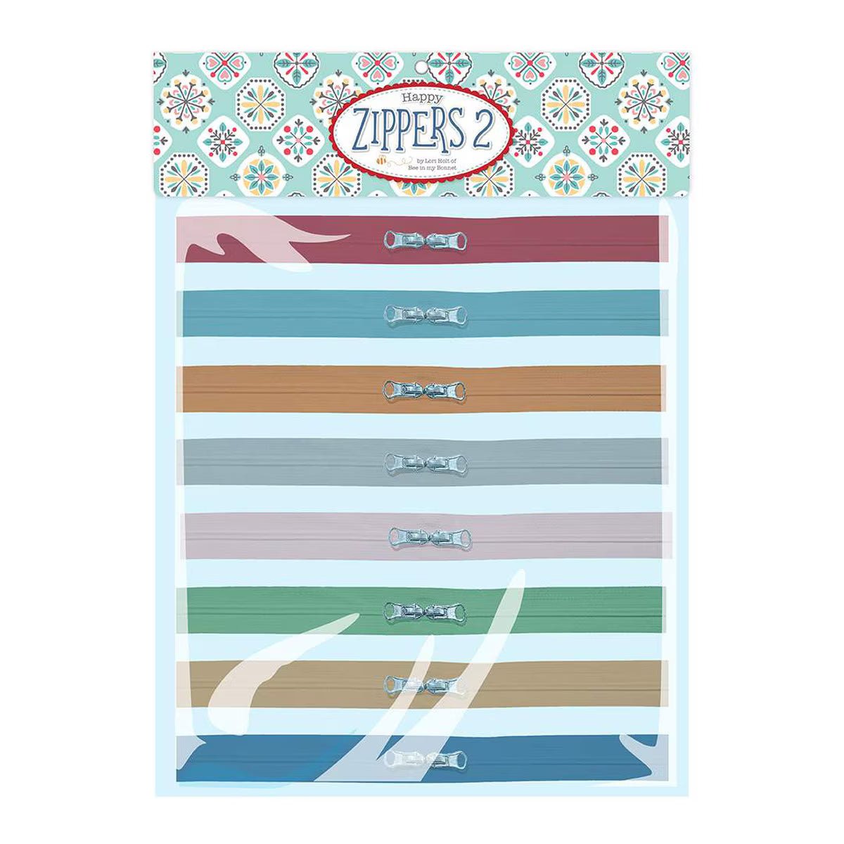 Home Decor Zippy Bags 2 Panel with Happy Zippers 2