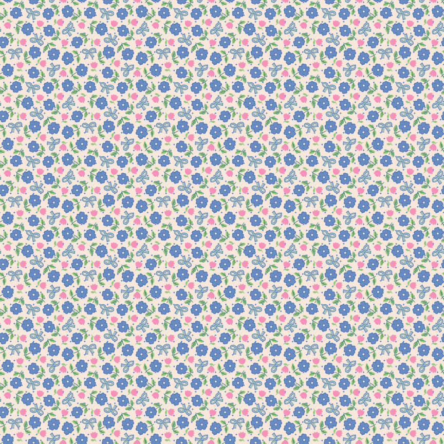 Hey Darlin Periwinkle - Bluebells and Buttercups by Poppie Cotton