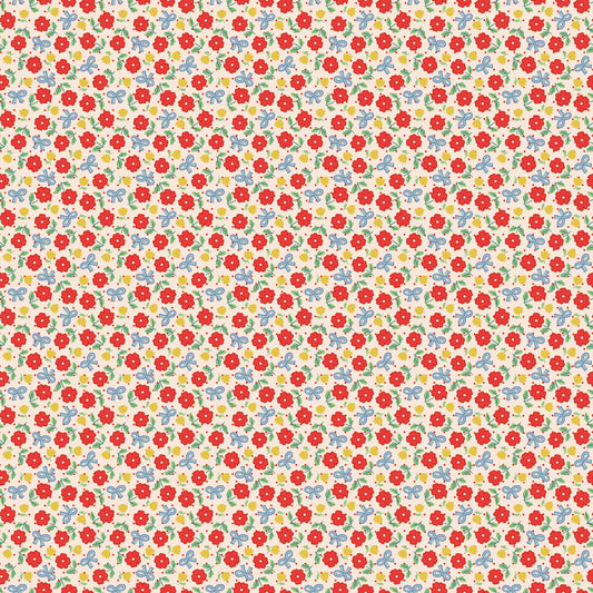 Hey Darlin Red - Bluebells and Buttercups by Poppie Cotton