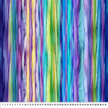 Northcott Infatuation in Purple Stripe Fabric by the Yard