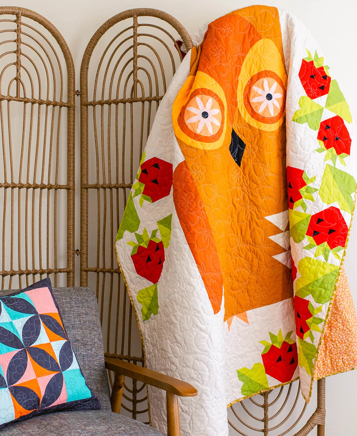 Retro Curved Pieced Quilts