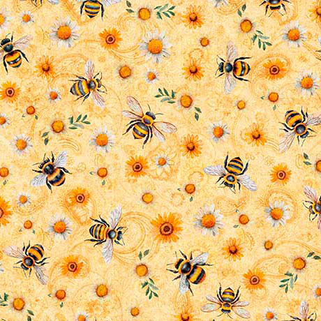 SUNFLOWER SERENADE SUNFLOWERS & BUMBLE BEES