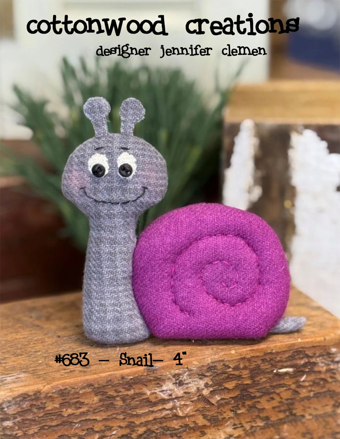 Snail Stuffy Pattern