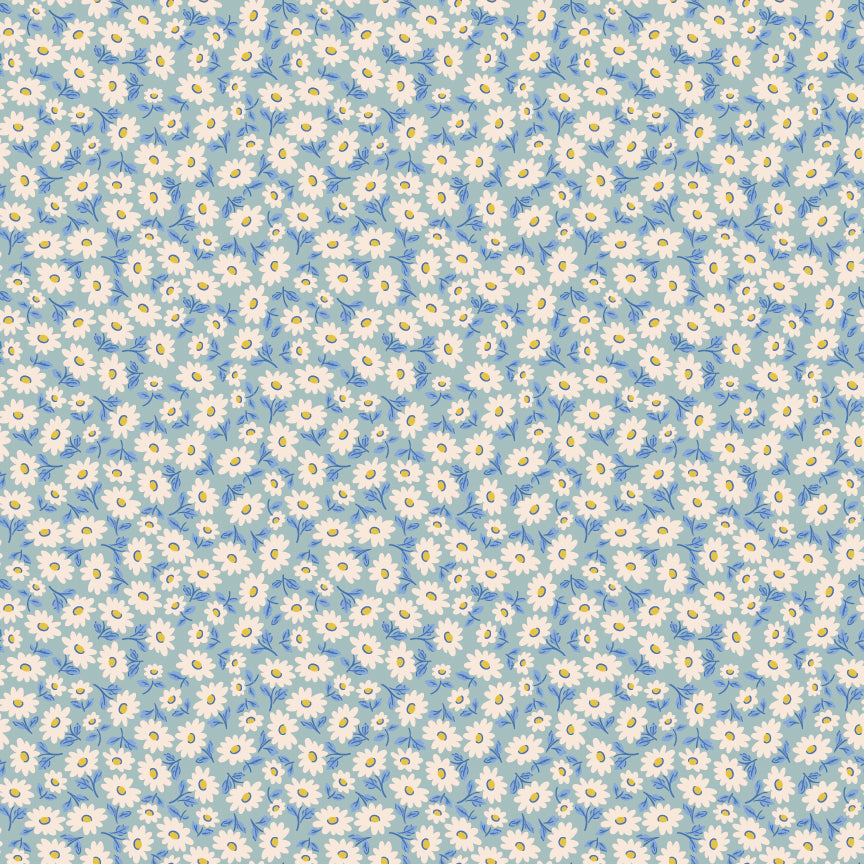 Sugar Daisy Sky - Bluebells and Buttercups by Poppie Cotton