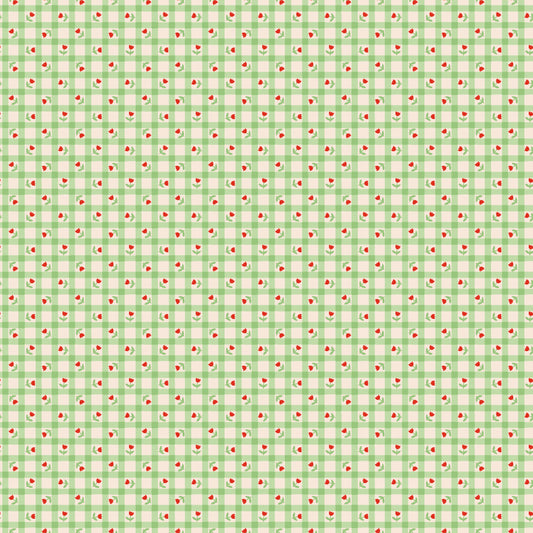Tulip Kisses Mint - Bluebells and Buttercups by Poppie Cotton