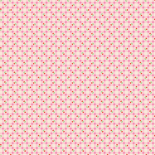 Tulip Kisses Pink - Bluebells and Buttercups by Poppie Cotton