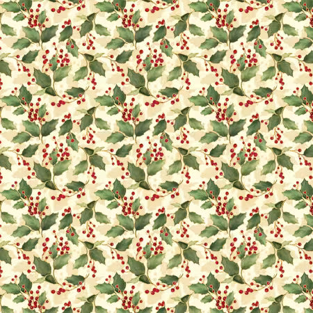 Holly and Berries Cream