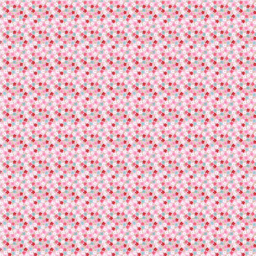 Smitten Chicken Wild Phlox Pink by Poppy Cotton
