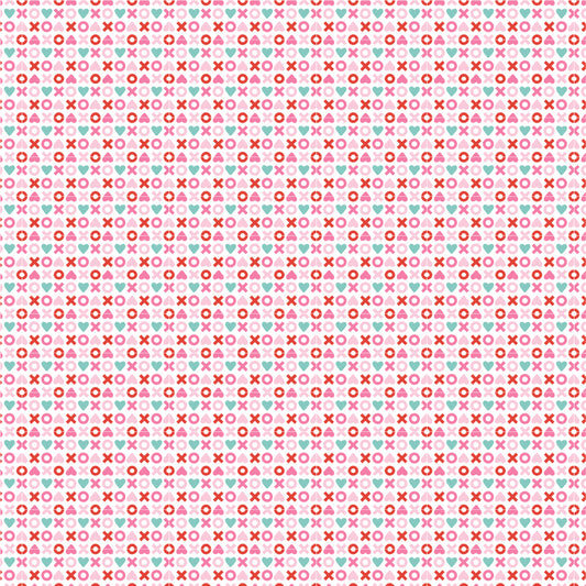 Smitten Chicken XOXO White by Poppy Cotton
