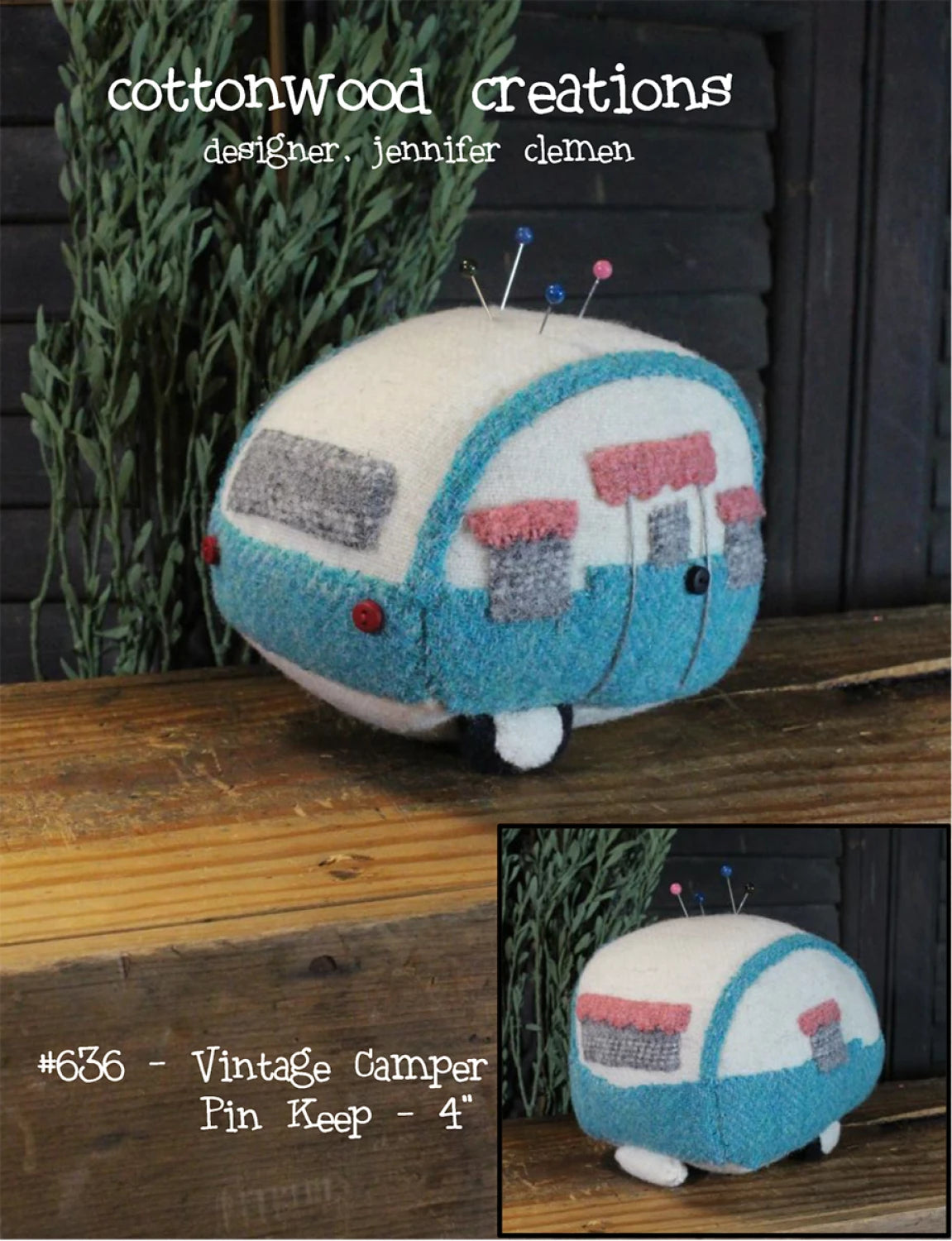Vintage Camper Pin Keep Pin Cushion