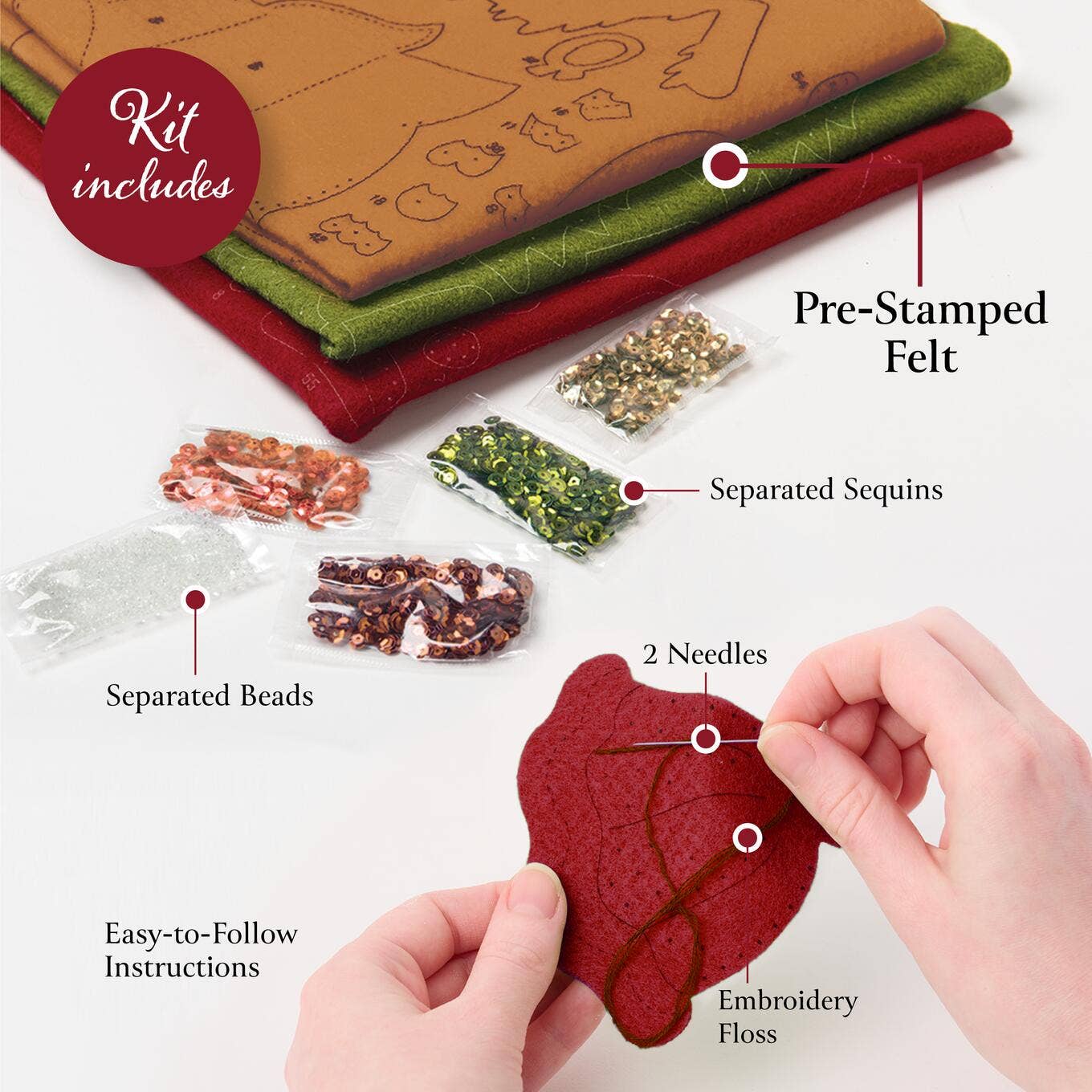 Bucilla® Felt Home Decor Kit - Mushroom Magic Wreath