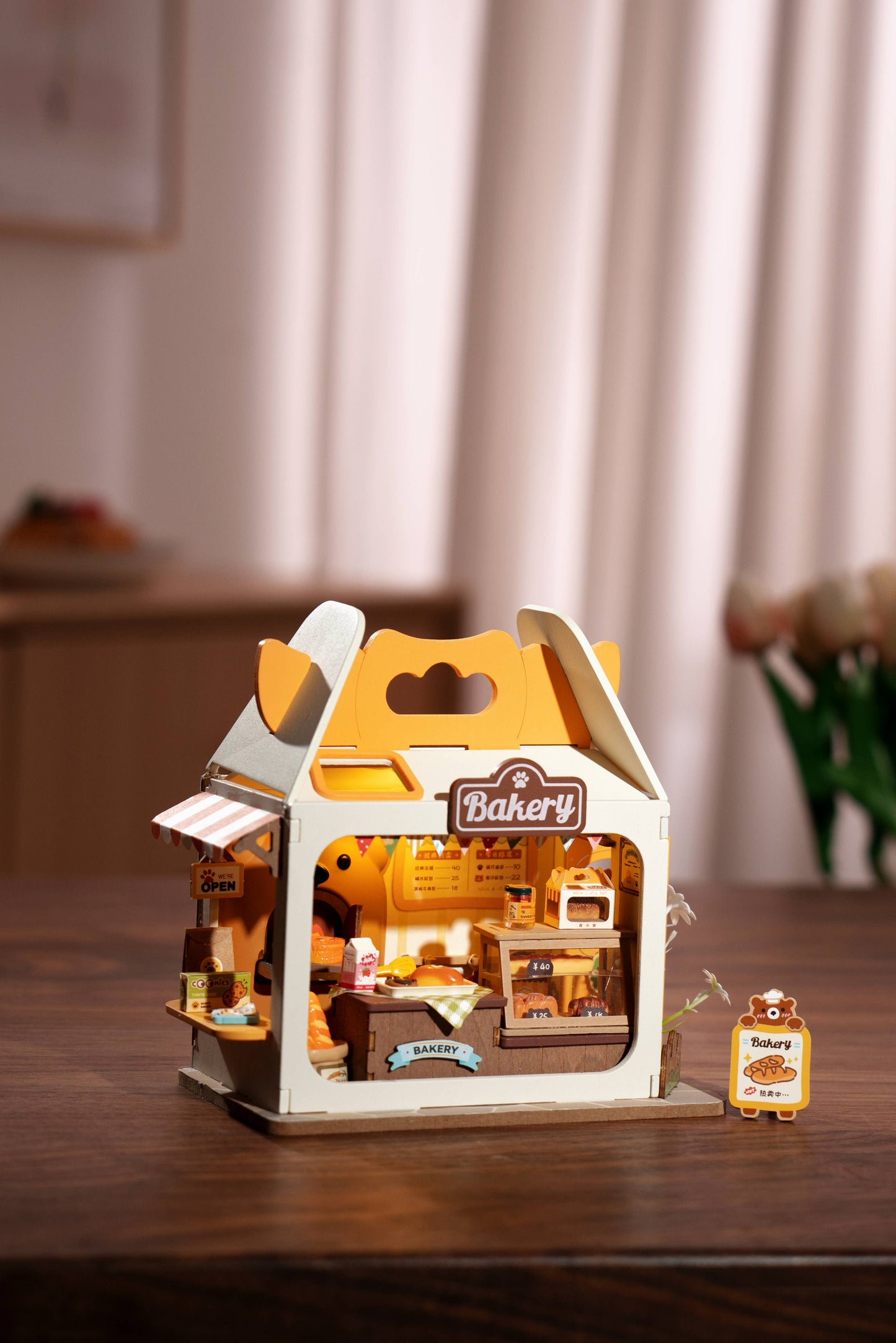 DIY Miniature House Kit: Teddy's Breadbox