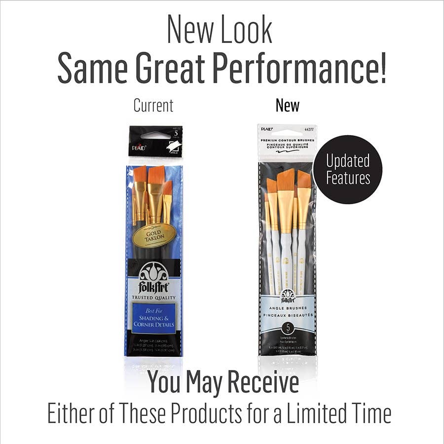 FolkArt Angle Brush Set 5 Piece