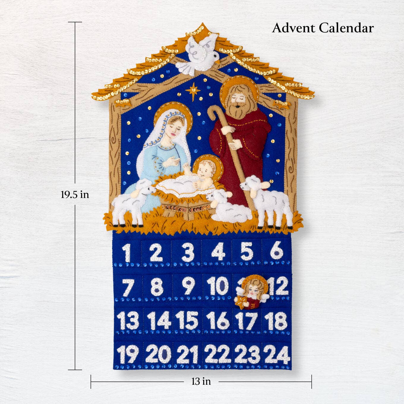 Bucilla ® Seasonal Felt Home Decor Kit - Advent Calendar