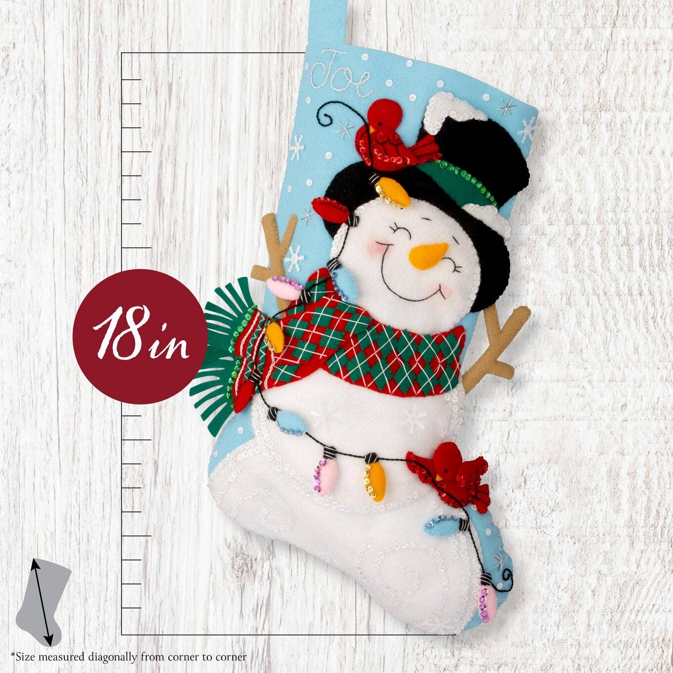 Bucilla® Frosty and Bright Stocking - Seasonal Felt Kits