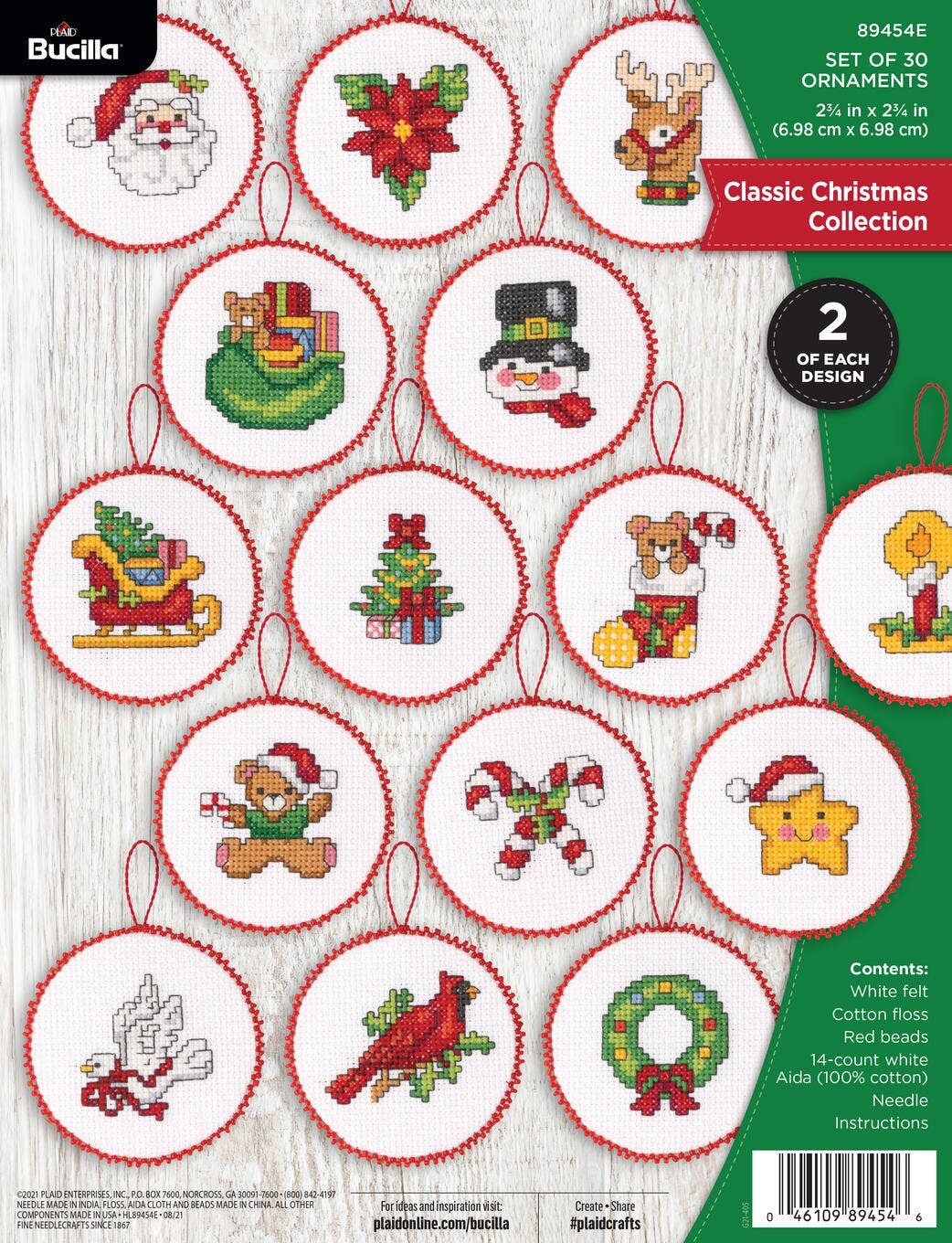 Bucilla ® Seasonal Counted Cross Stitch - Classic Christmas