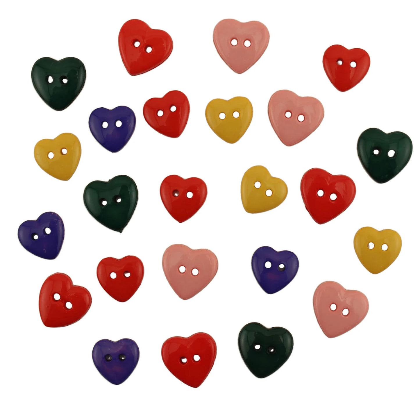 Hearts Of Color Button Bag